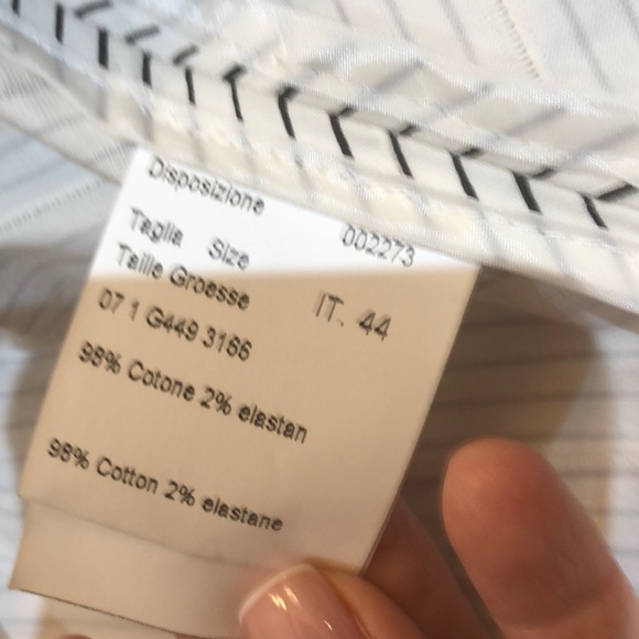 Piazza Sempione black & white pinstripe pantsuit - Picture 7 of 7